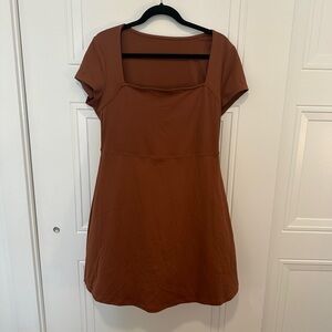 Brown Athletic Dress